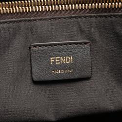 FENDI BY THE WAY MEDIUM Handbag Bag Leather Exotic Women's Grey 8BL146