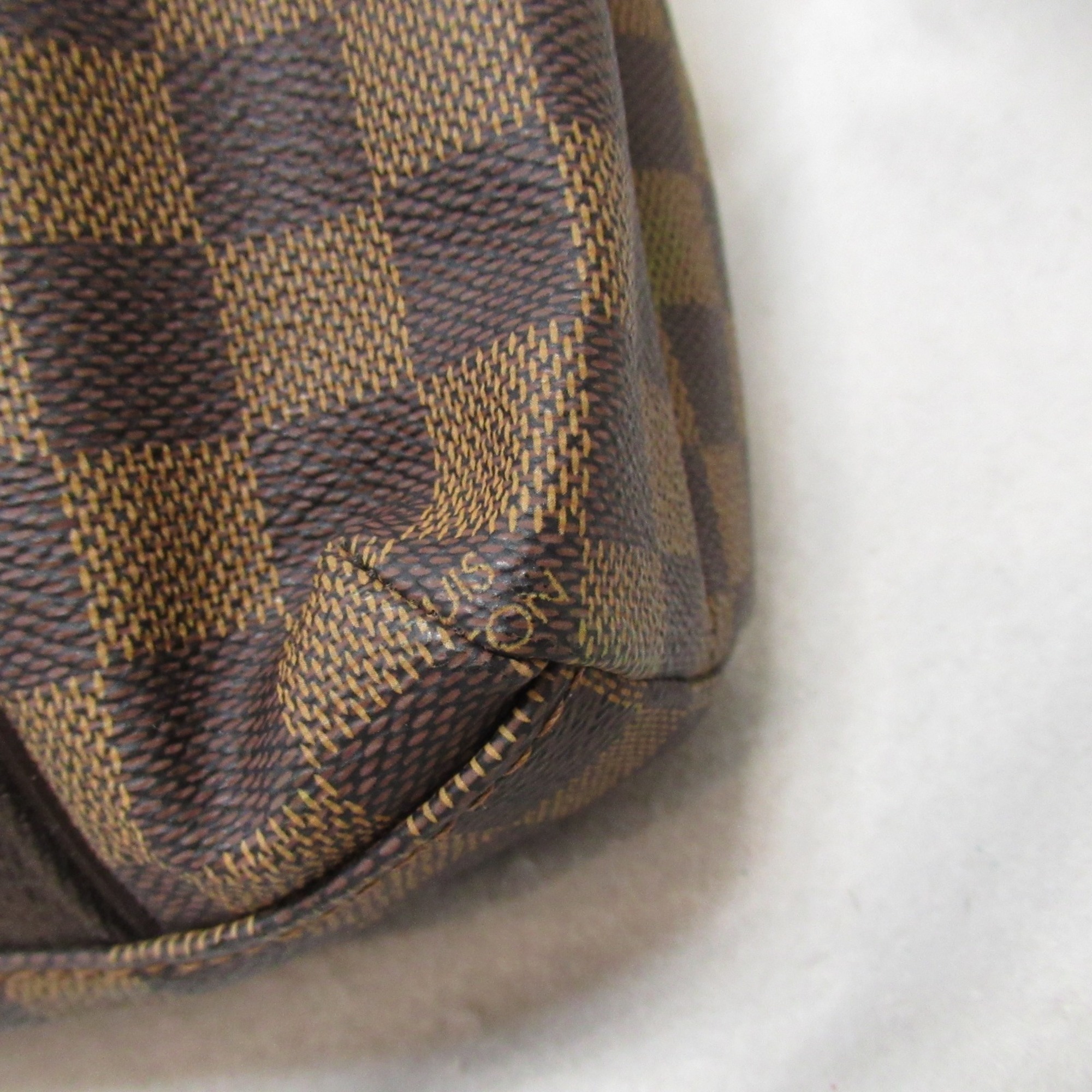 Louis Vuitton LOUIS VUITTON Cabas Bobur Bag Coated Canvas Damier Women's Brown N52006