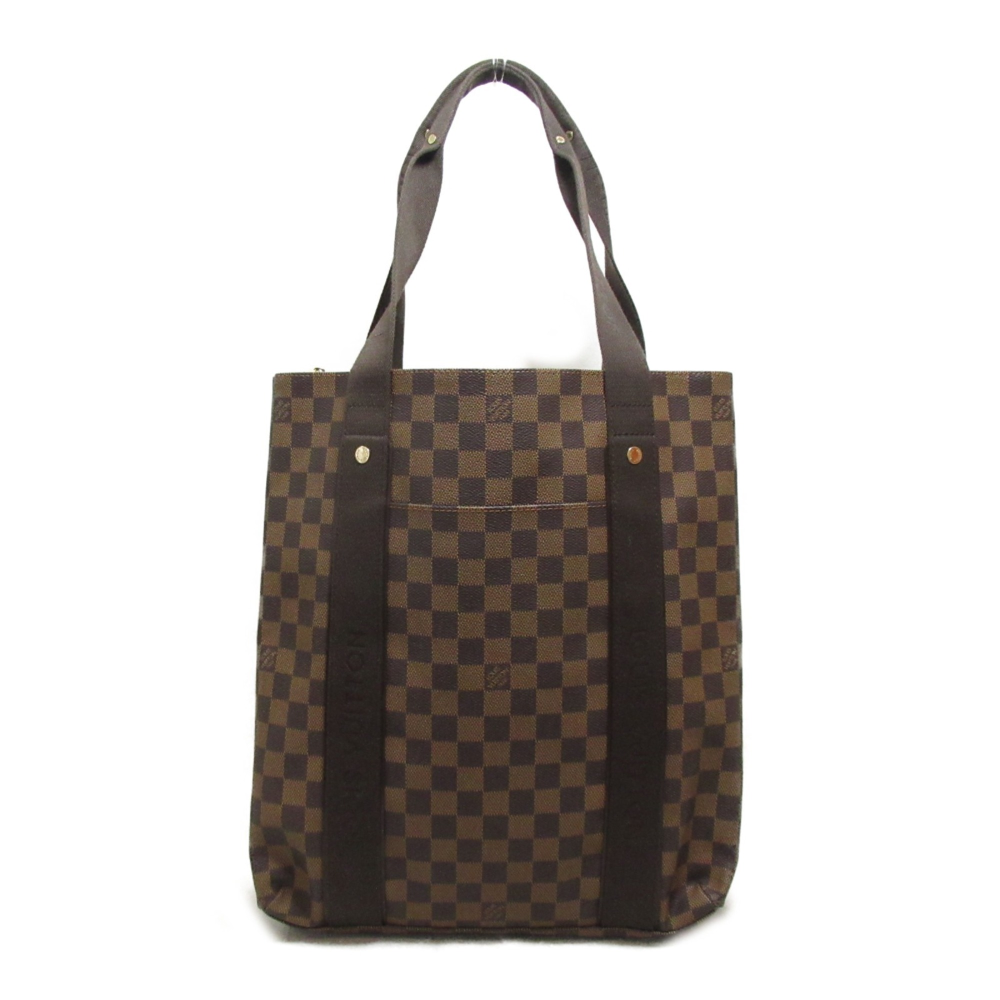 Louis Vuitton LOUIS VUITTON Cabas Bobur Bag Coated Canvas Damier Women's Brown N52006