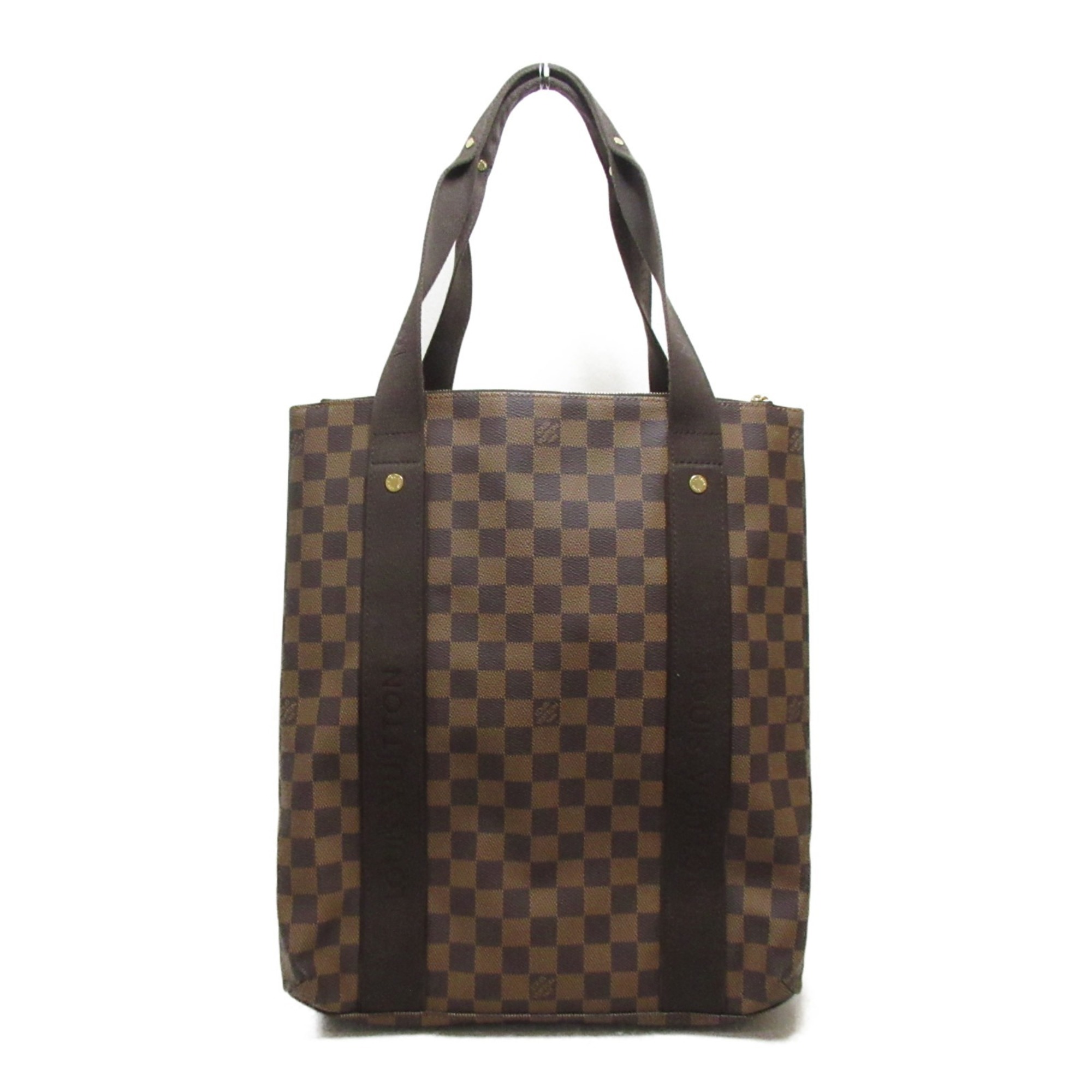 Louis Vuitton LOUIS VUITTON Cabas Bobur Bag Coated Canvas Damier Women's Brown N52006