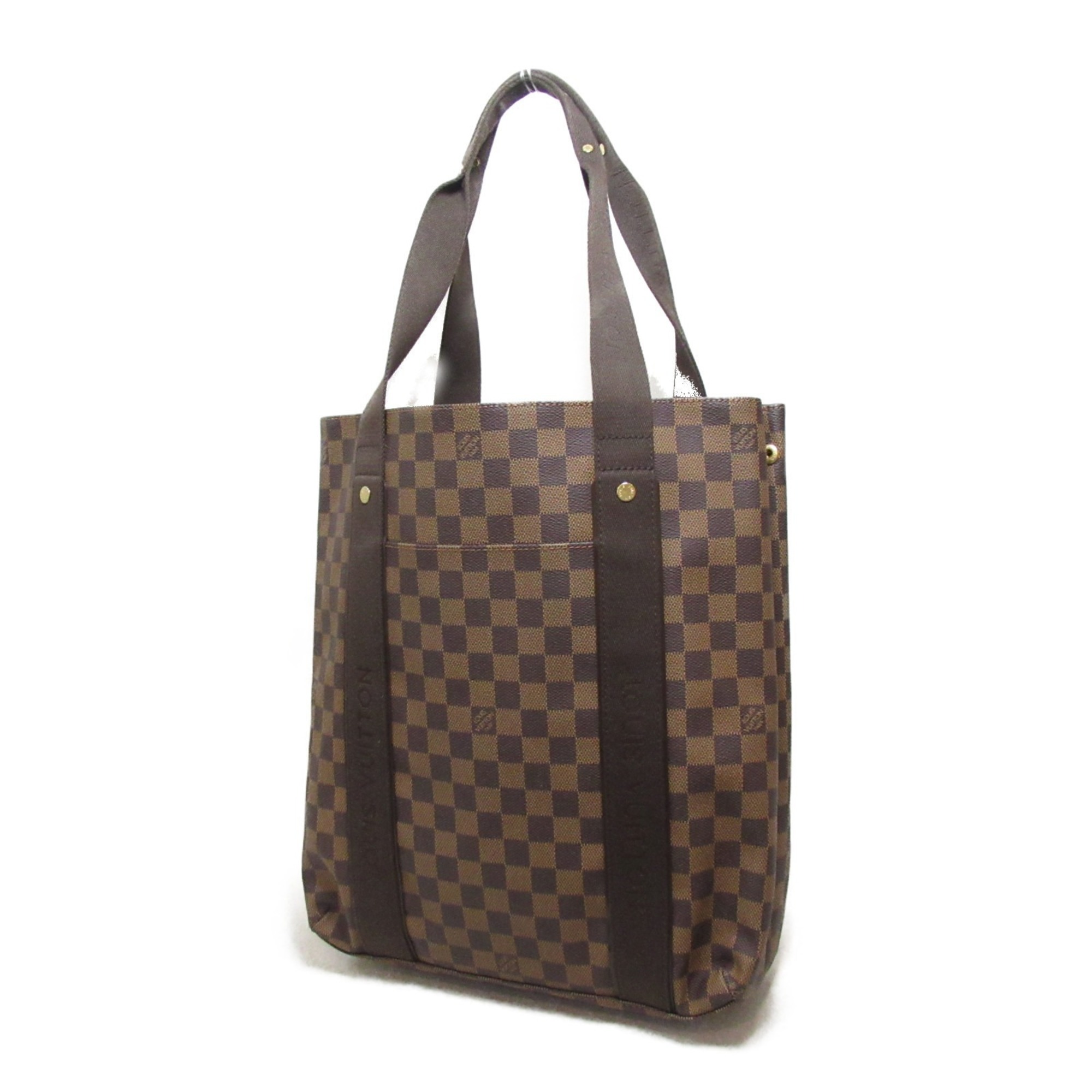 Louis Vuitton LOUIS VUITTON Cabas Bobur Bag Coated Canvas Damier Women's Brown N52006