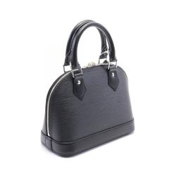 Louis Vuitton Alma BB Epi Noir Handbag Bag Leather Women's Black M40862