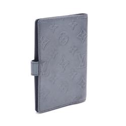 Louis Vuitton Agenda PM Notebook Cover Leather Monogram Matte Women's Navy R20935