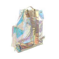 Louis Vuitton Christopher GM Monogram Prism Rucksack Backpack Bag Coated Canvas Leather Men's Clear Multicolor M44766