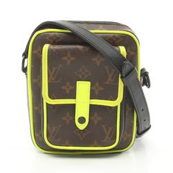 Louis Vuitton Christopher Wearable Wallet Monogram Macassar Shoulder Bag Coated Canvas Leather Men's Brown Green Black M80793