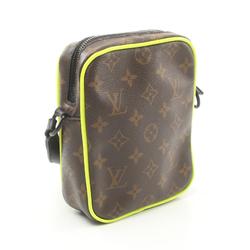 Louis Vuitton Christopher Wearable Wallet Monogram Macassar Shoulder Bag Coated Canvas Leather Men's Brown Green Black M80793