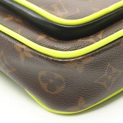 Louis Vuitton Christopher Wearable Wallet Monogram Macassar Shoulder Bag Coated Canvas Leather Men's Brown Green Black M80793