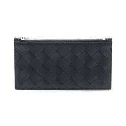 BOTTEGA VENETA Intrecciato Wallet/Coin Case Wallet Leather Men's Women's Black 729543VCPQ38803