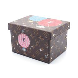 Louis Vuitton Cardboard Box Monogram Vivienne Coated Canvas Men's Women's Brown Multicolor GI0938