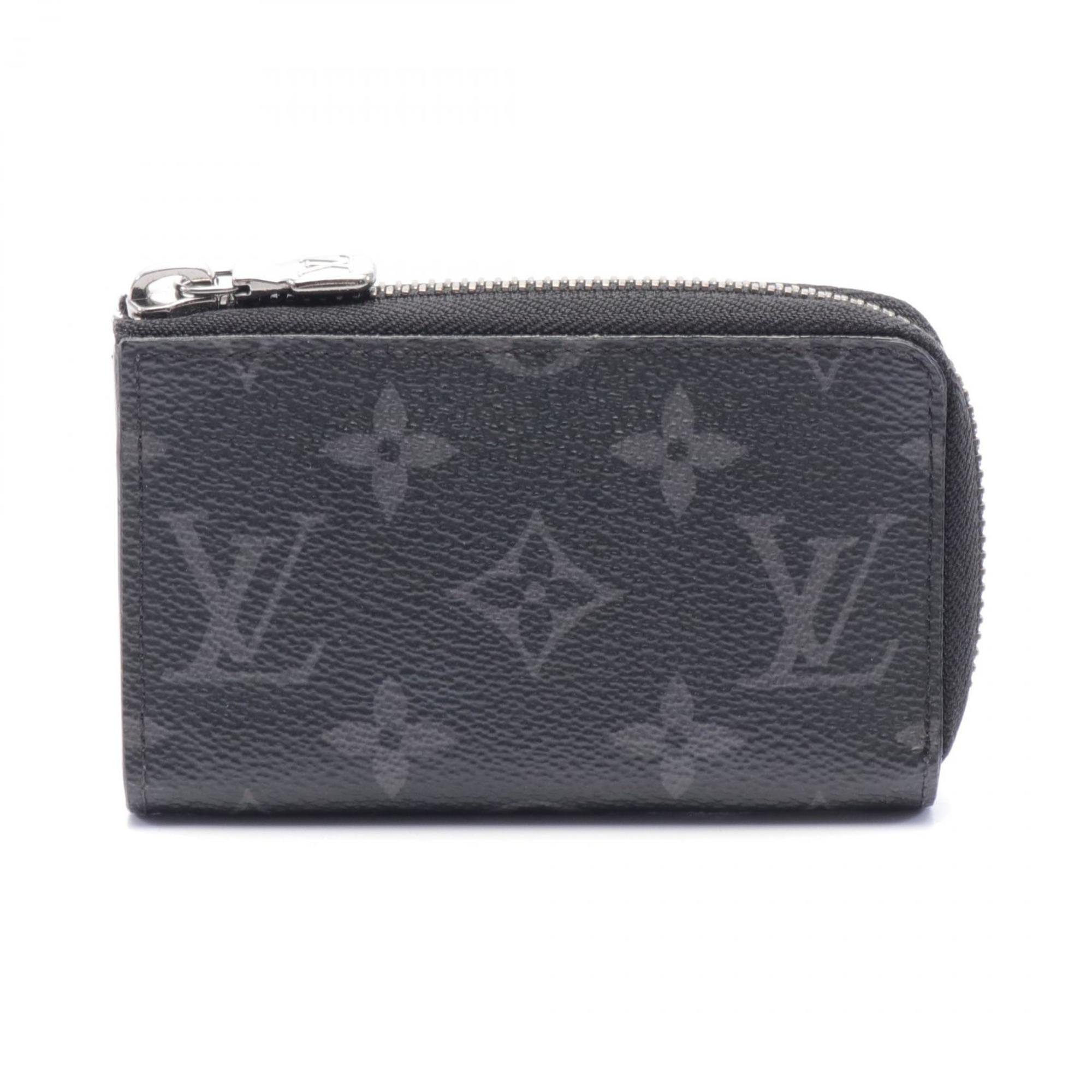 Louis Vuitton LOUIS VUITTON Car Key Case Monogram Eclipse Wallet/Coin Wallet Coated Canvas Men's Black M64430