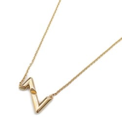 Louis Vuitton LOUIS VUITTON LV Volt Upside Down Necklace K18PG (Pink Gold) Women's Gold Q93809