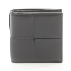 Bottega Veneta Slim Bi-Fold Wallet, Leather, Men's, Black, 679847VBWD28803