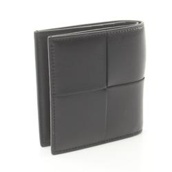 Bottega Veneta Slim Bi-Fold Wallet, Leather, Men's, Black, 679847VBWD28803