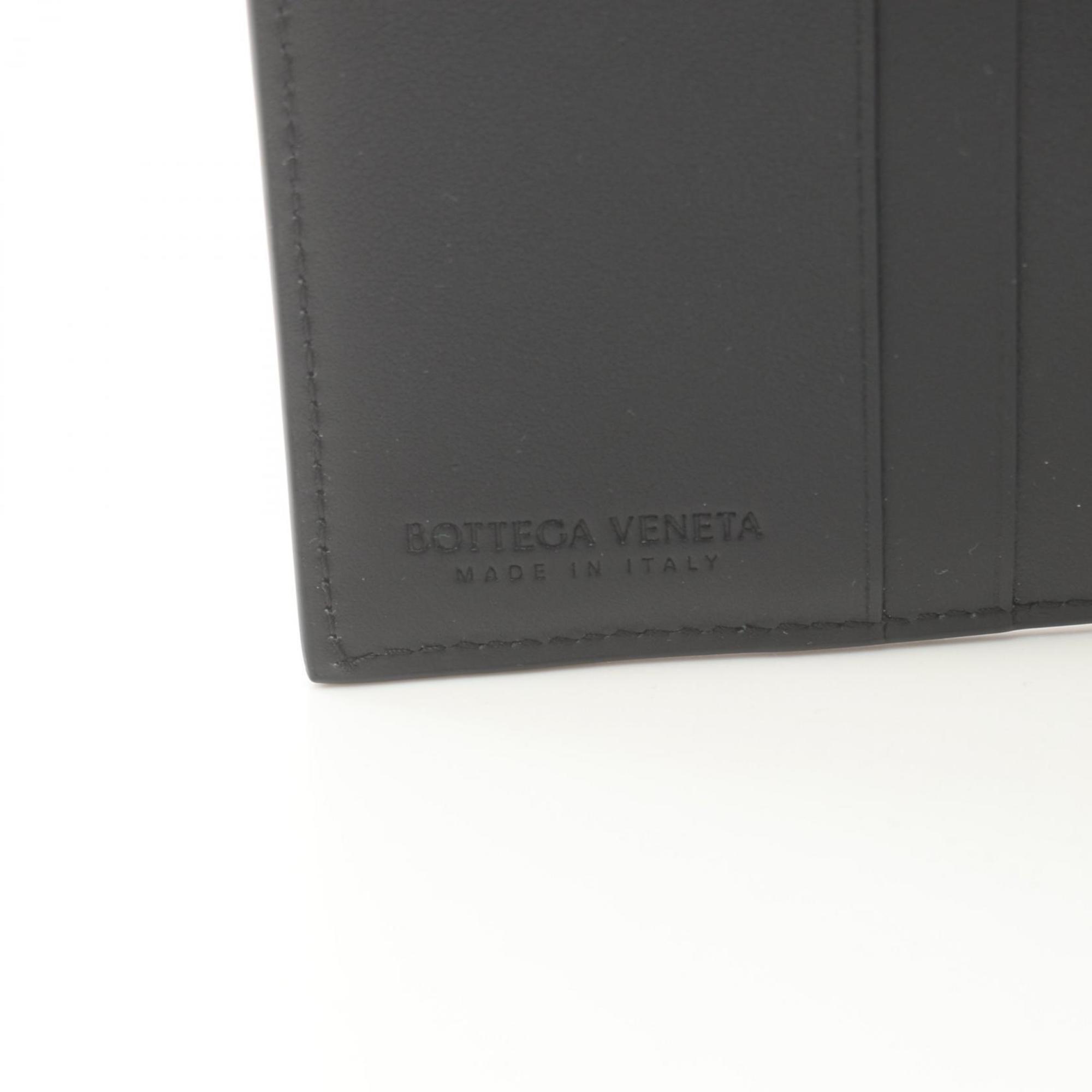 Bottega Veneta Slim Bi-Fold Wallet, Leather, Men's, Black, 679847VBWD28803