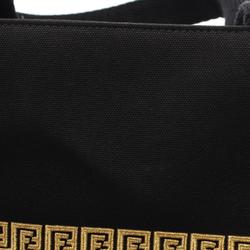 FENDI x VERSACE FENDACE Fenderche Tote Bag Canvas Women's Black 7VA558