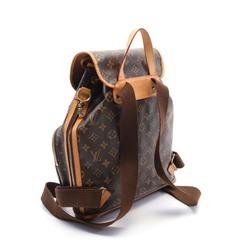 Louis Vuitton LOUIS VUITTON Sacado Bosphore Monogram Rucksack Backpack Bag Coated Canvas Leather Women's Brown M40107