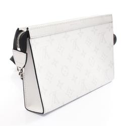 LOUIS VUITTON Gaston Wearable Wallet Shoulder Bag Leather Taigarama Men's White M30935