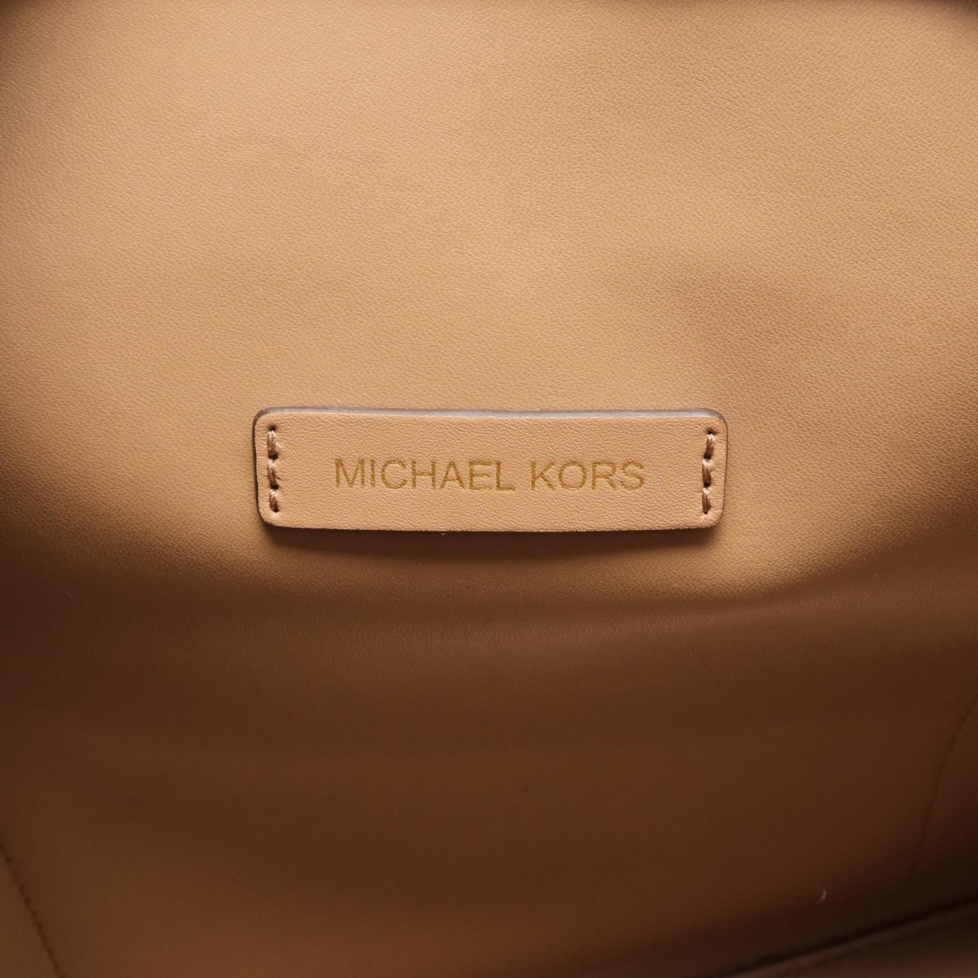 Michael Kors HAYES Tote Bag, Leather, Women's, Brown, 35F8GYEL3L