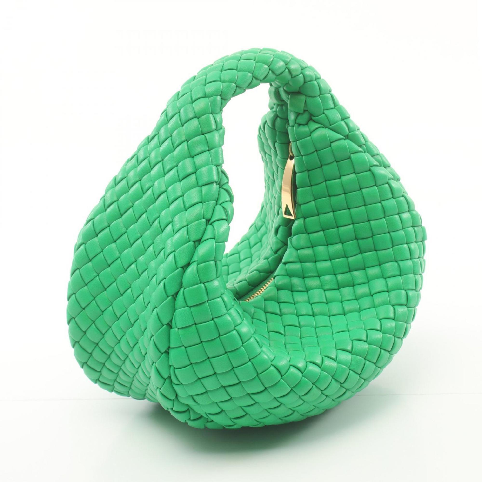 BOTTEGA VENETA Padded Jodie Intrecciato Handbag Bag Leather Women's Green 691193V01D03722