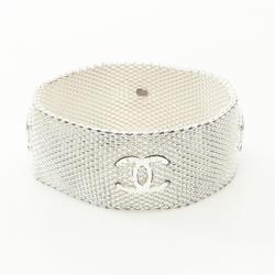 CHANEL Coco Mark Bracelet Stainless Steel Women's Silver 96A