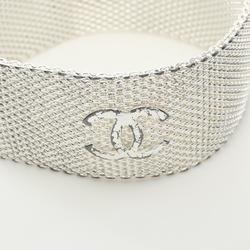 CHANEL Coco Mark Bracelet Stainless Steel Women's Silver 96A