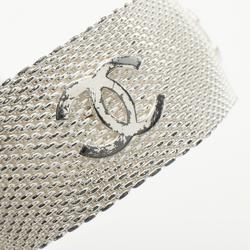 CHANEL Coco Mark Bracelet Stainless Steel Women's Silver 96A