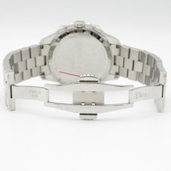 Dior Crystal Watch Stainless Steel Boys Silver CD114315