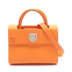 Christian Dior DIOREVER Diorever Handbag Bag Leather Women's Orange