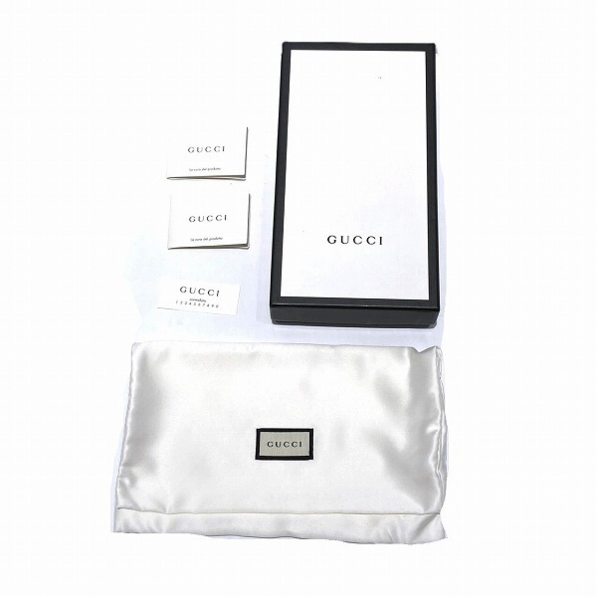 GUCCI Interlocking G 449279 Long Wallet Bi-fold Men's Women's