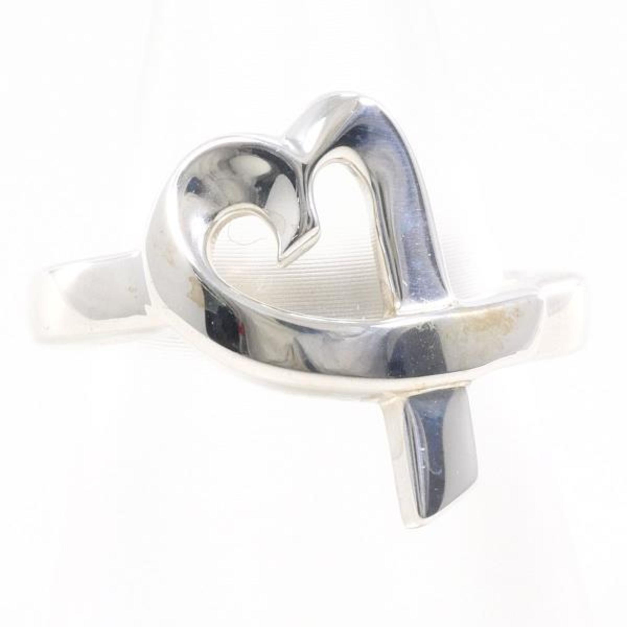 Tiffany Loving Heart Silver Ring Total weight approx. 4.5g