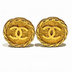 CHANEL Round Coco Mark Accessory Earrings for Women