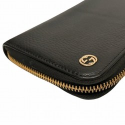 GUCCI Interlocking G 509644 Leather Round Long Wallet for Men and Women