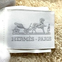 Hermes Beige White Hand Towel Set Accessories Handkerchiefs Men's Women's