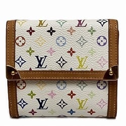 Louis Vuitton Monogram Multicolor Porte Monnaie Billet Credit M92983 Double Tri-fold Wallet for Women