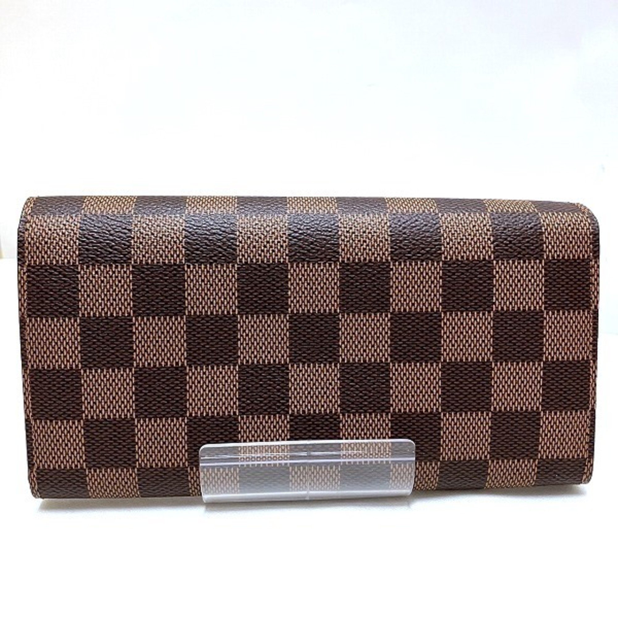 Louis Vuitton Damier Portefeuille Sarah N61734 Bi-fold Wallet for Men and Women