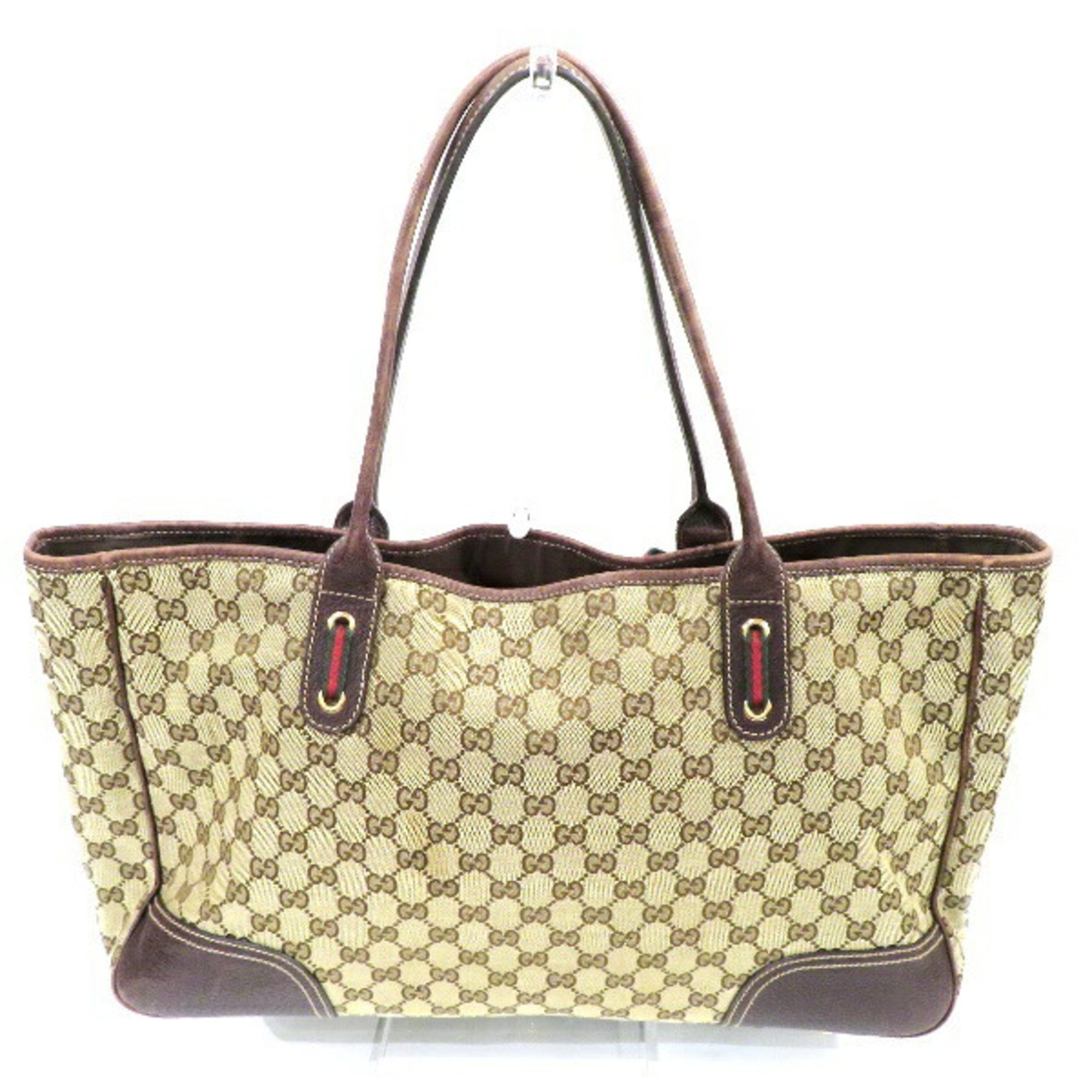 GUCCI Sherry Line GG Pattern 161719 Bag Tote Women's