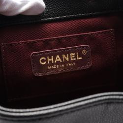 CHANEL Matelasse Bucket Bag Shoulder Caviar Skin (Grained Calf) Women's Black AS2353