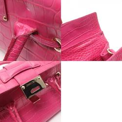 JIMMY CHOO Handbag Bag Leather Women's Pink