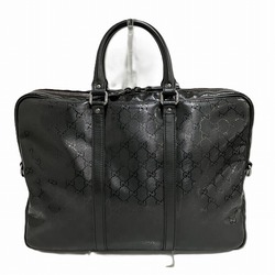 GUCCI GG Imprime 201480 Black Bag Men's