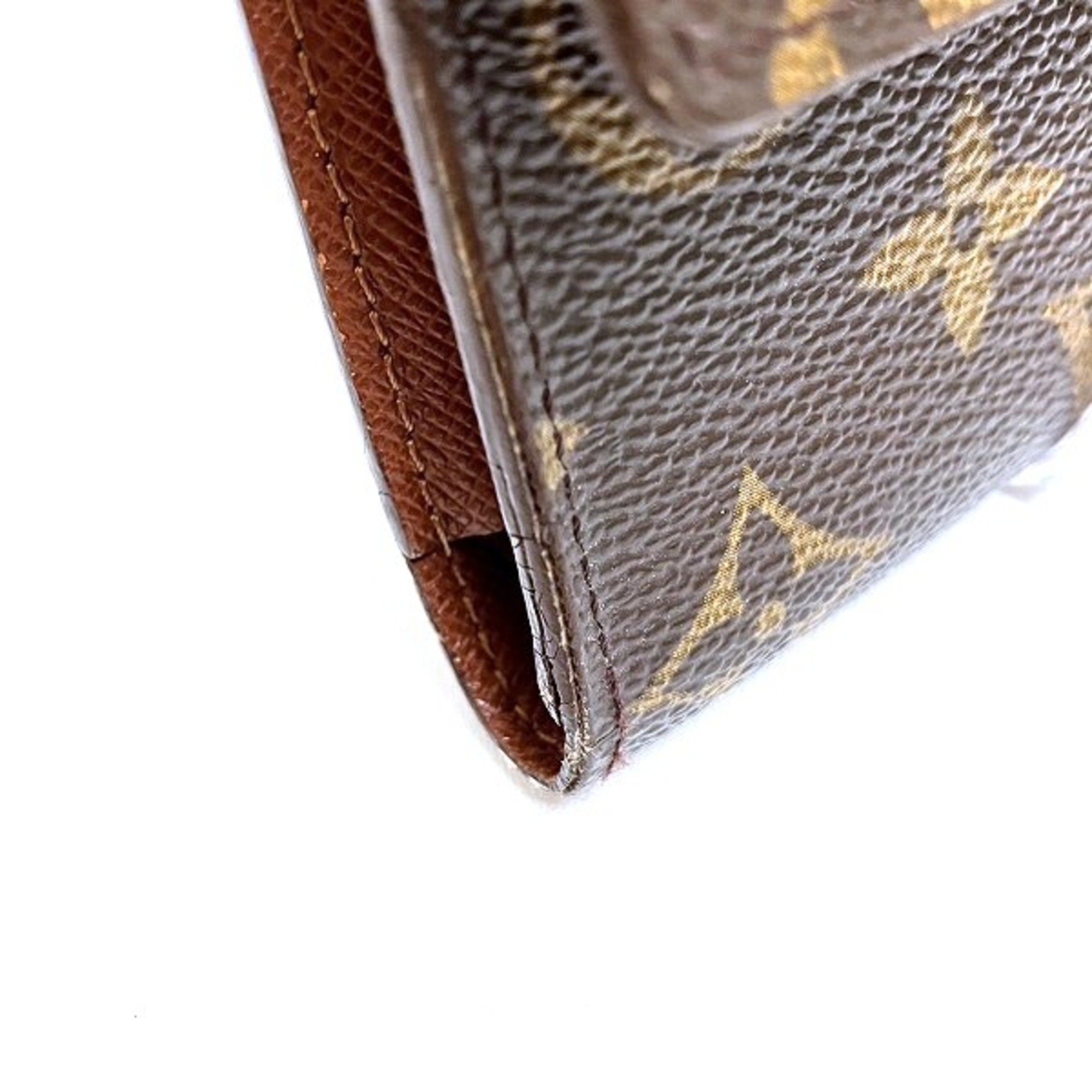 Louis Vuitton Monogram Porte Tresor International M61215 Long Wallet Tri-fold for Men and Women