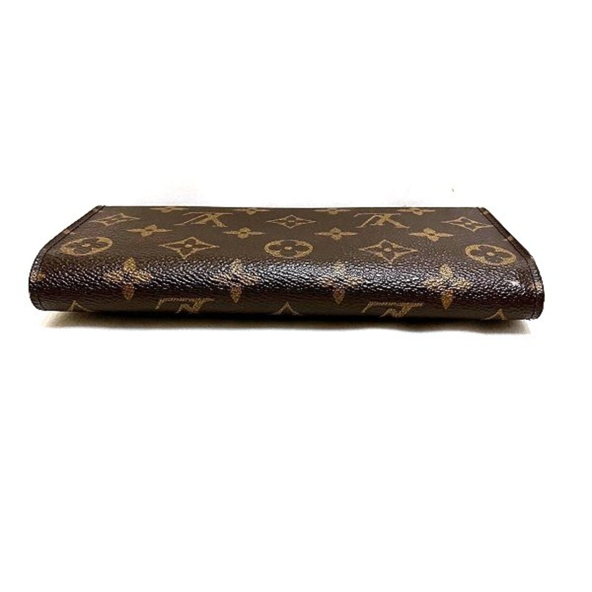 Louis Vuitton Monogram Porte Tresor International M61215 Long Wallet Tri-fold for Men and Women