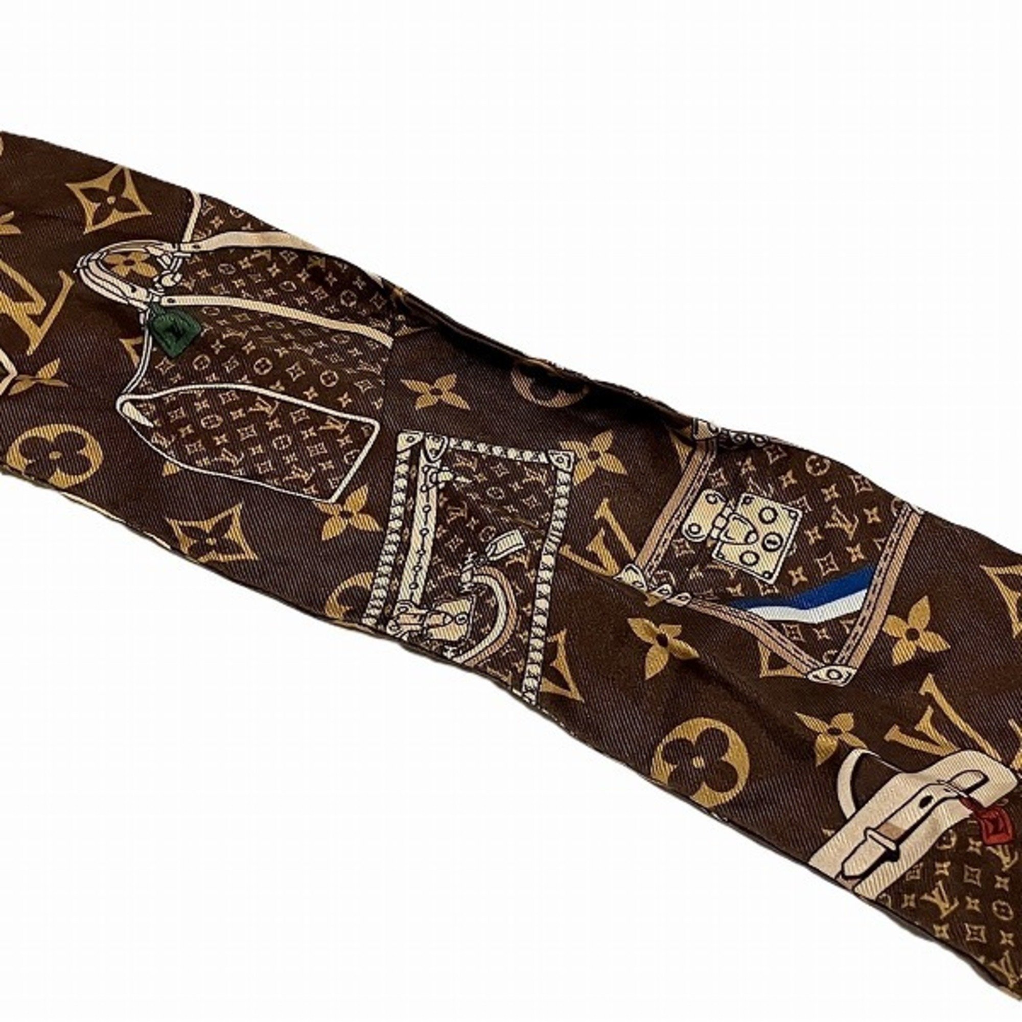 Louis Vuitton Monogram Twilly Bandeau Scarf M72395 Trunks Accessories Scarves Women's