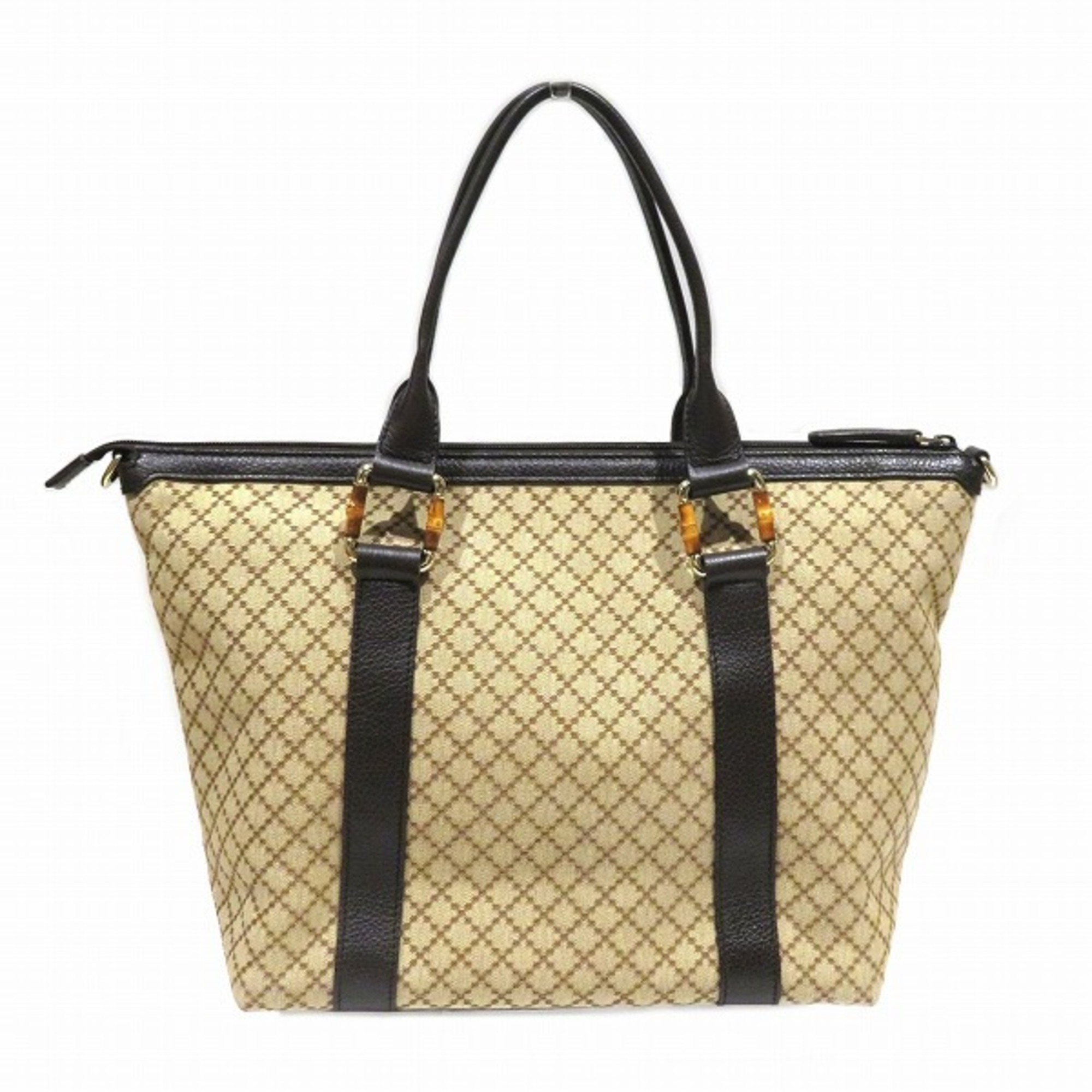 GUCCI Diamante 339548 Bamboo Bag Tote for Women