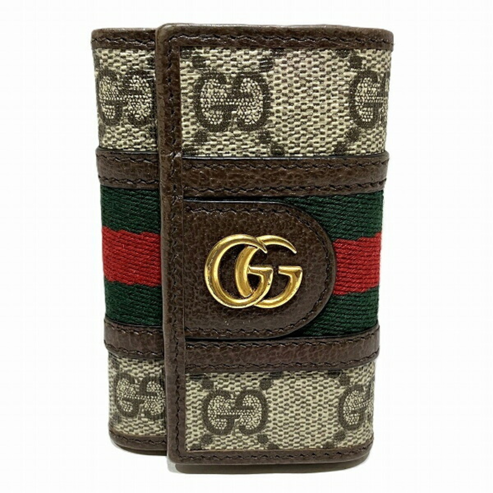 GUCCI GG Supreme Offdia Web Line 603732 Accessory Key Case Men's Women's