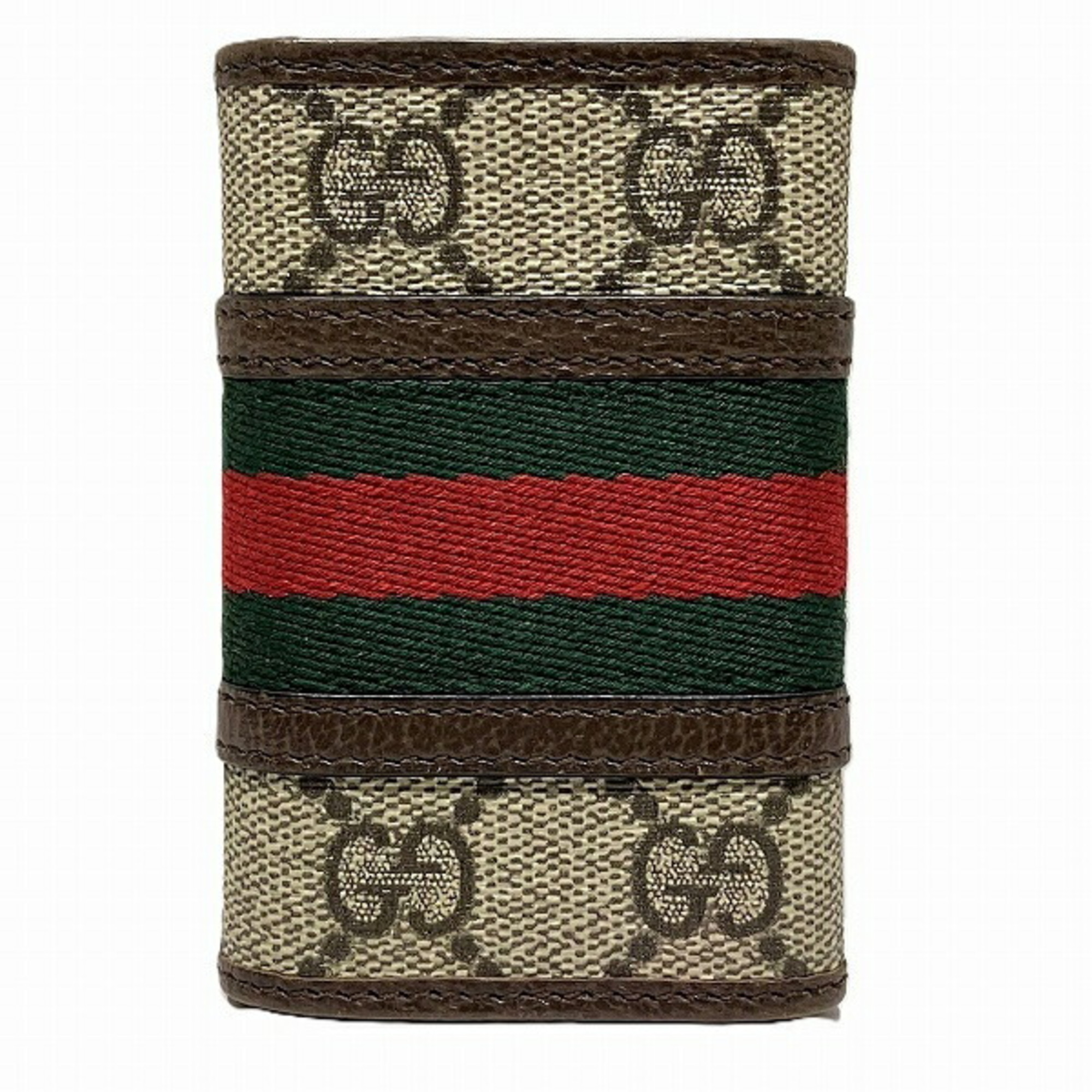 GUCCI GG Supreme Offdia Web Line 603732 Accessory Key Case Men's Women's