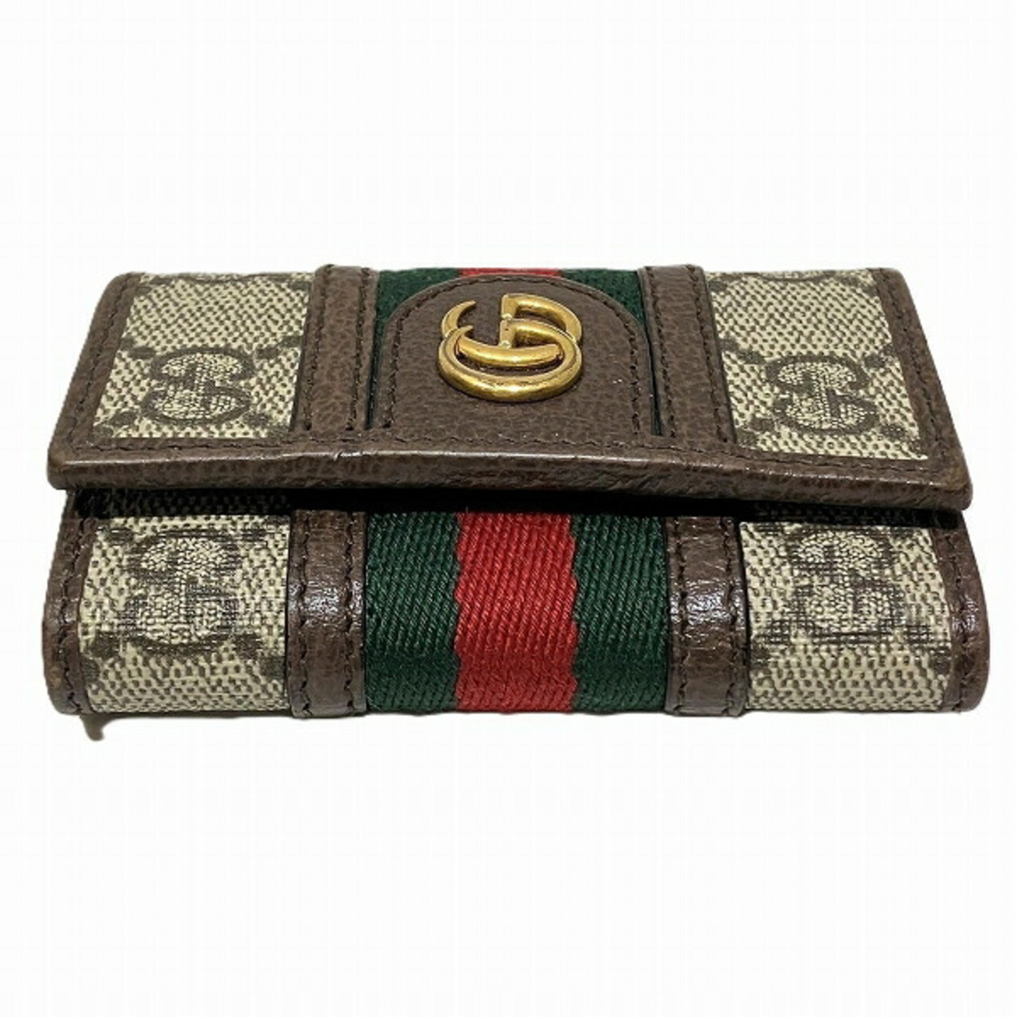 GUCCI GG Supreme Offdia Web Line 603732 Accessory Key Case Men's Women's