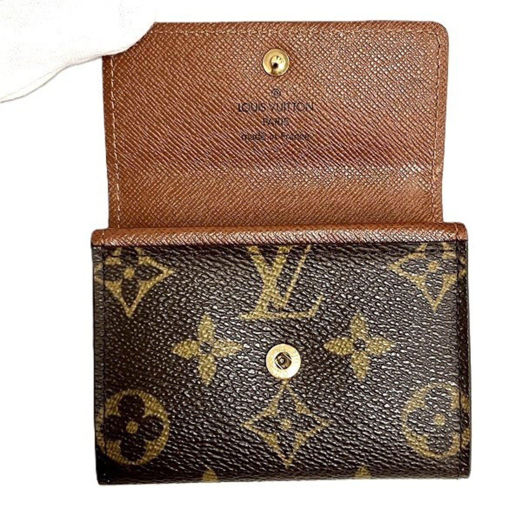 Louis Vuitton Monogram Porto Monnaie Plat M61930 Wallets and coin cases Men's women's wallets