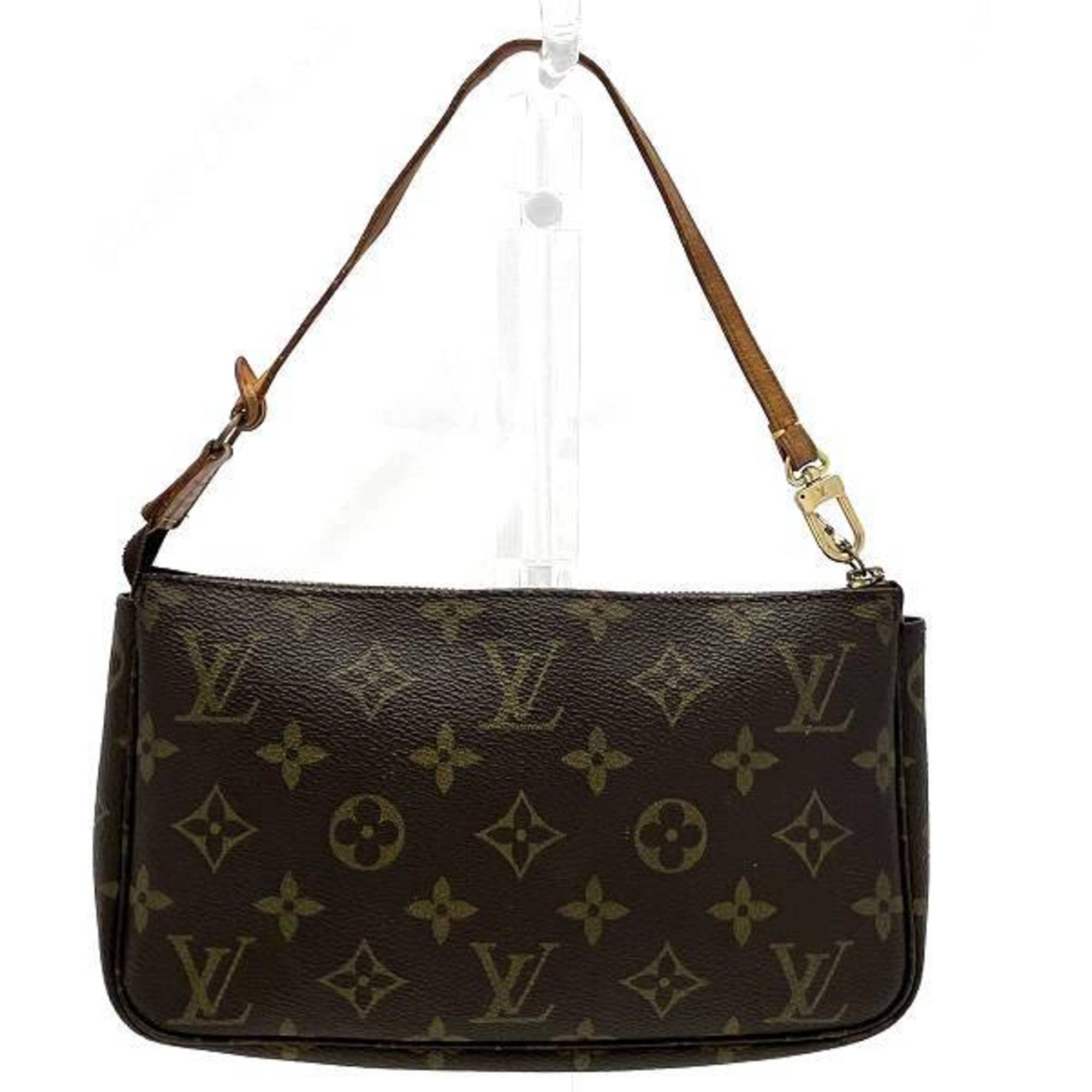 Louis Vuitton Monogram Pochette Accessoires M51980 Pouch Bag Shoulder Handbag Women's