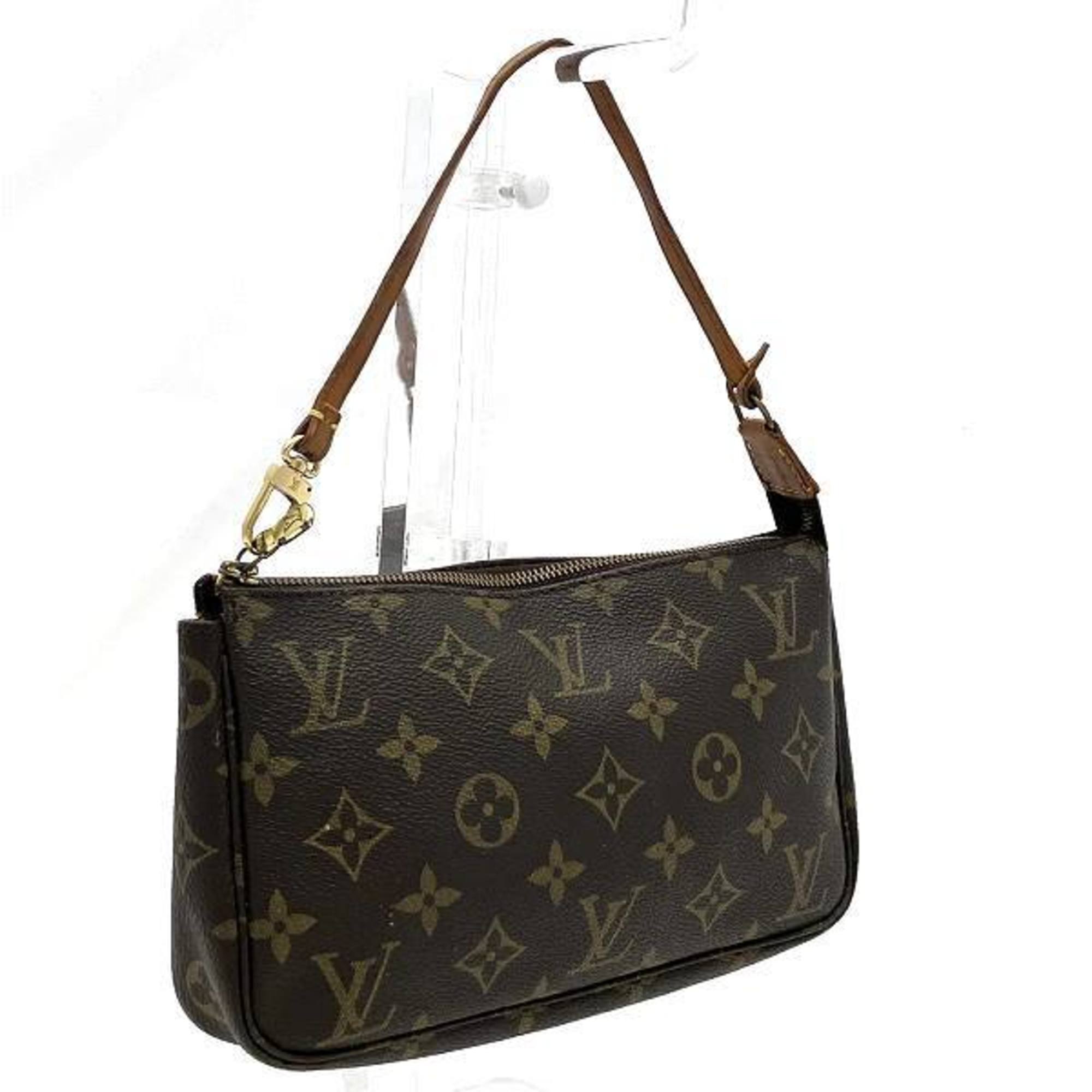 Louis Vuitton Monogram Pochette Accessoires M51980 Pouch Bag Shoulder Handbag Women's