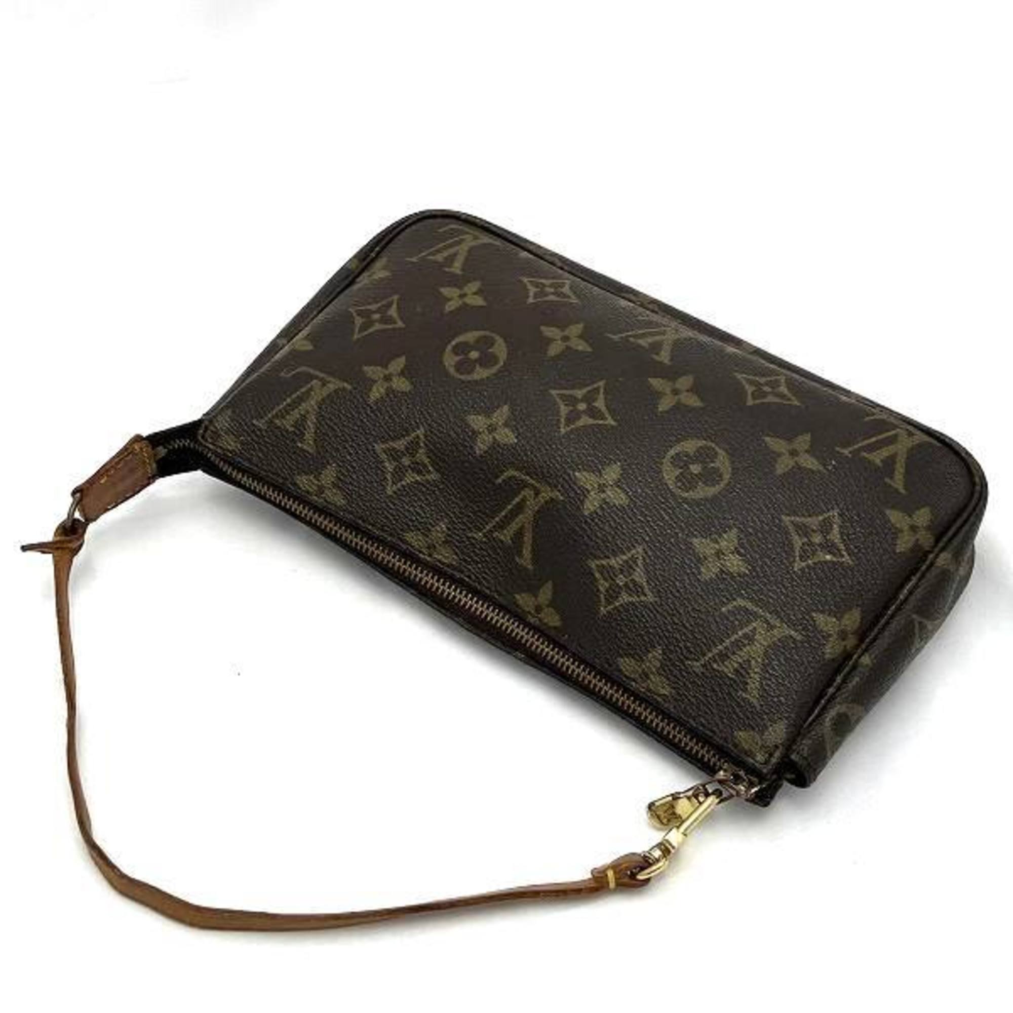 Louis Vuitton Monogram Pochette Accessoires M51980 Pouch Bag Shoulder Handbag Women's